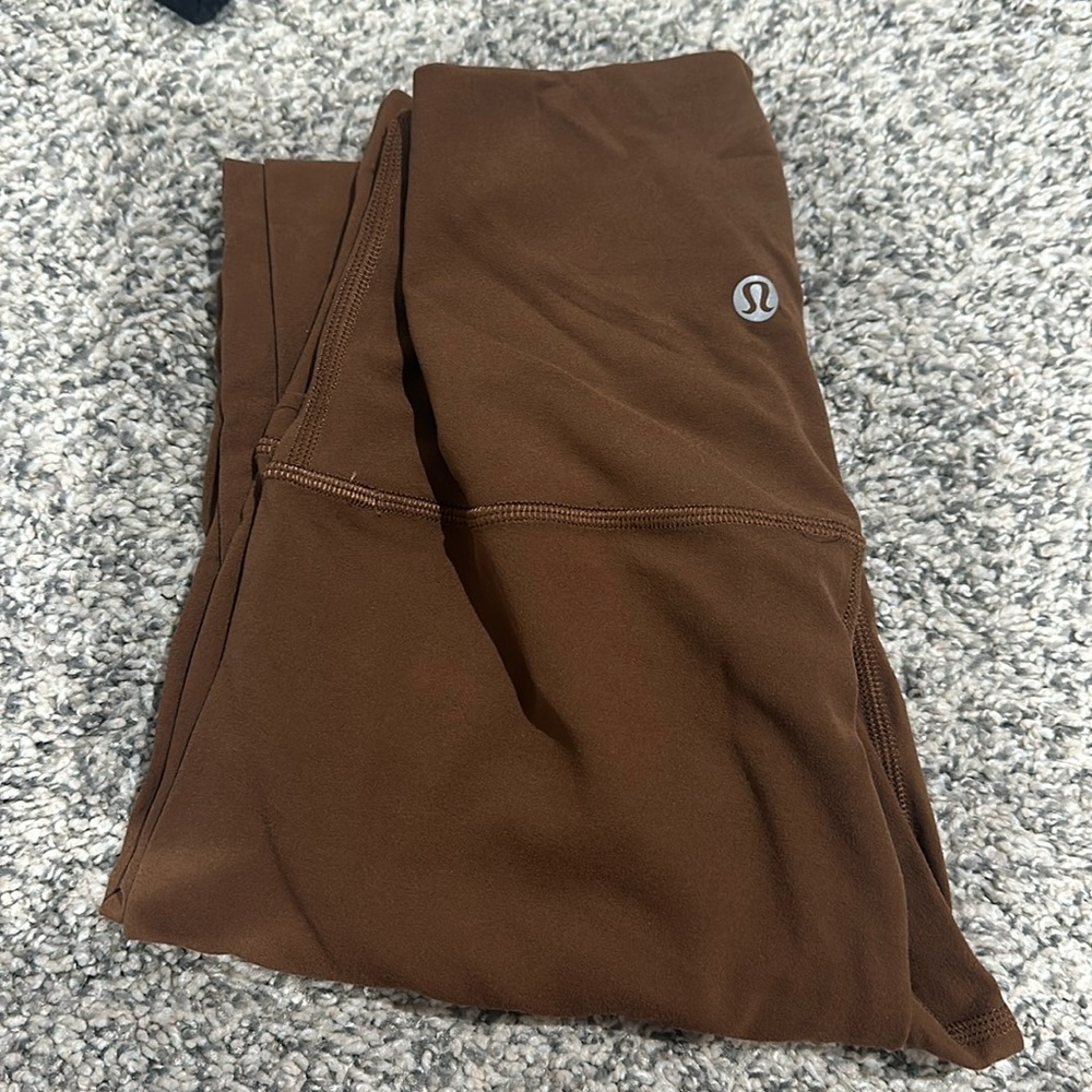 Mocha Lululemon align leggings 25”